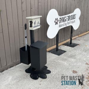 The Pet Waste Station with Scooper - Free Standing