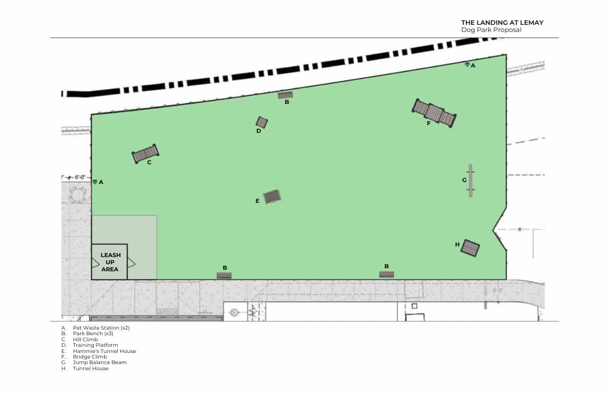 A site plan for 