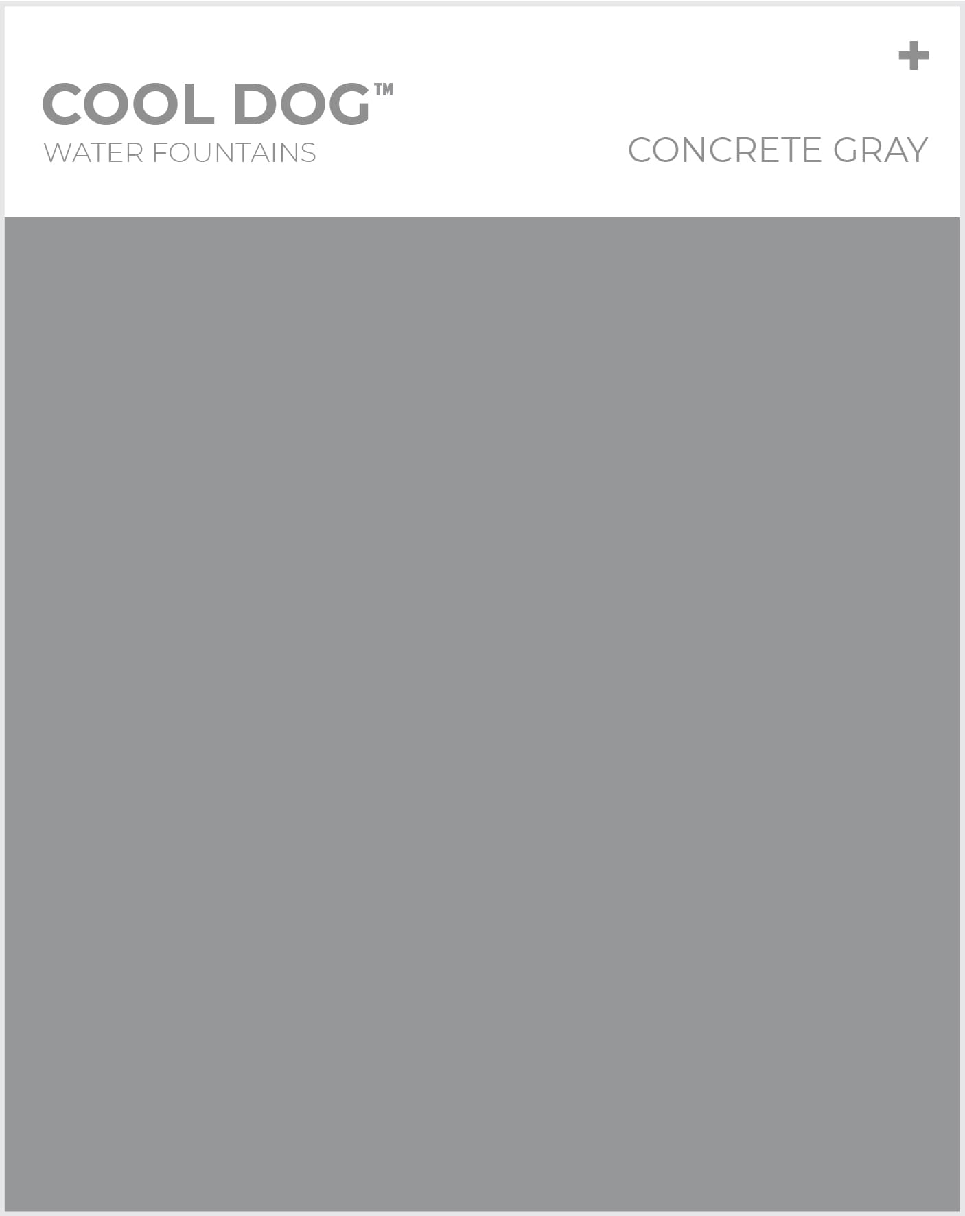 Dog Park Water Fountains - Concrete Gray